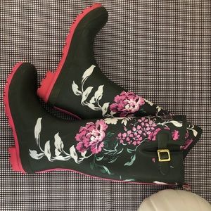 COPY - Joules Hunter Green Rainboots